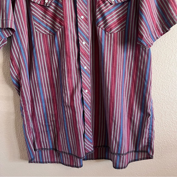 Vintage Wrangler Western Pearl Snap Shirt Size 2XT - Picture 4 of 9